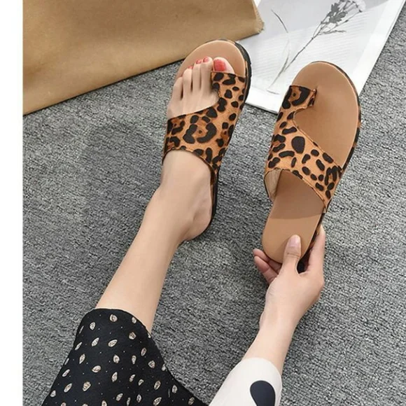 Thick Bottom Platform Slippers Open Toe Flip Flops - Picture 4 of 6